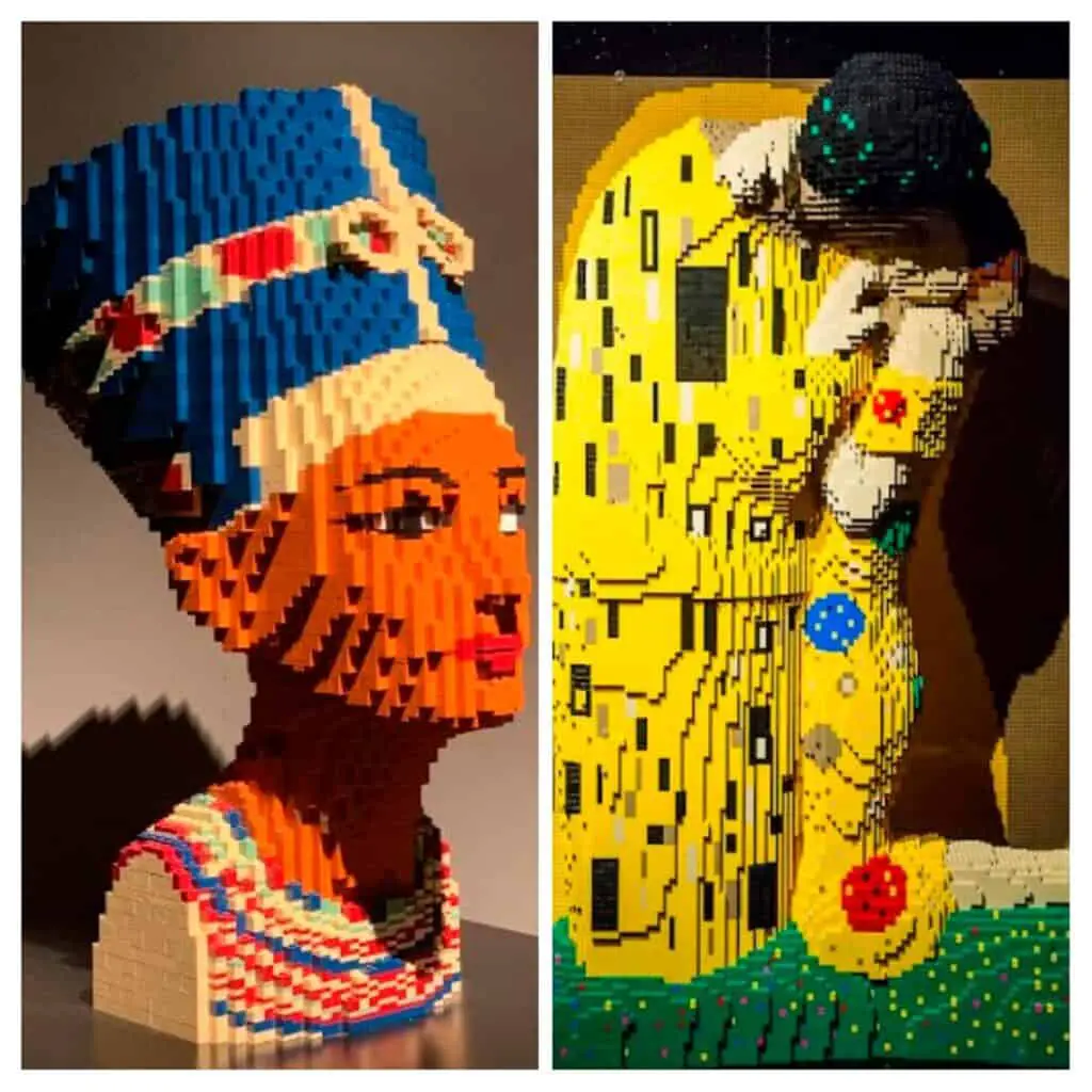 7 Curiosità sui mattoncini Lego Opere dell'artista Nathan Sawaya realizzate con i Lego