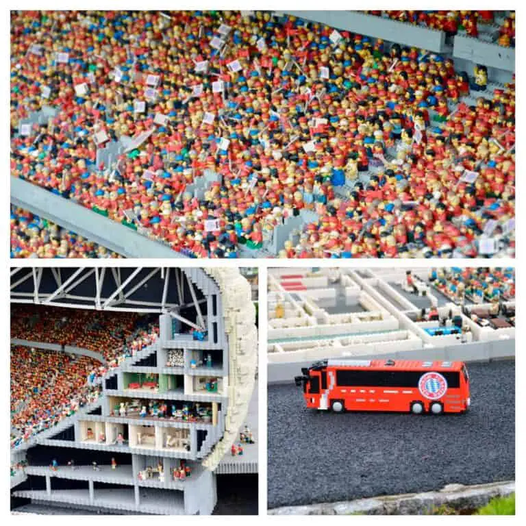 Legoland Monaco di Baviera Stadio Allianz Arena fatto con i Lego