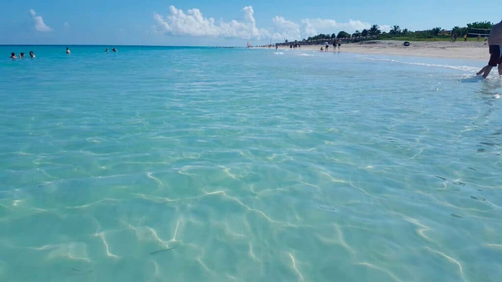 Vacanza a Cuba 18 Acqua trasparente a Varadero a Cuba