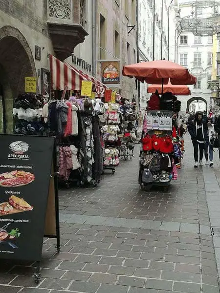 mercatini di natale innsbruck Maria-Theresien Strasse