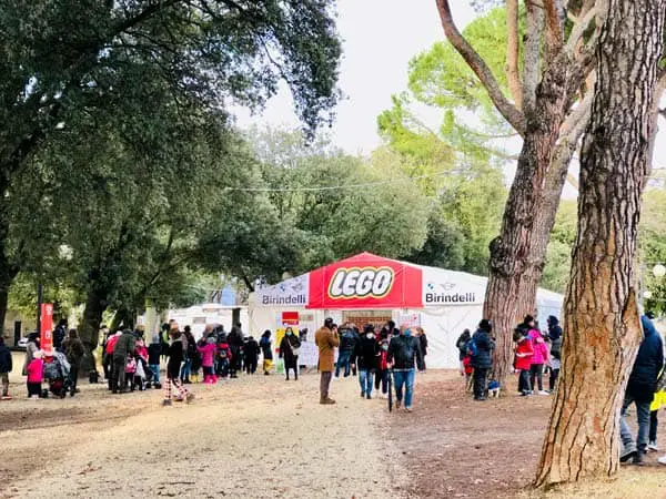 stand Lego al Mercatino di Natale Arezzo