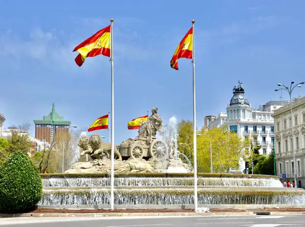 Fontana di Cibeles a Madrid