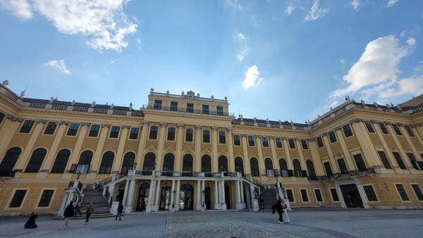 Facciata del Castello di Schonbrunn