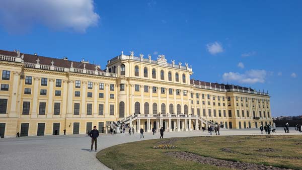 Facciata del Castello di Schonbrunn