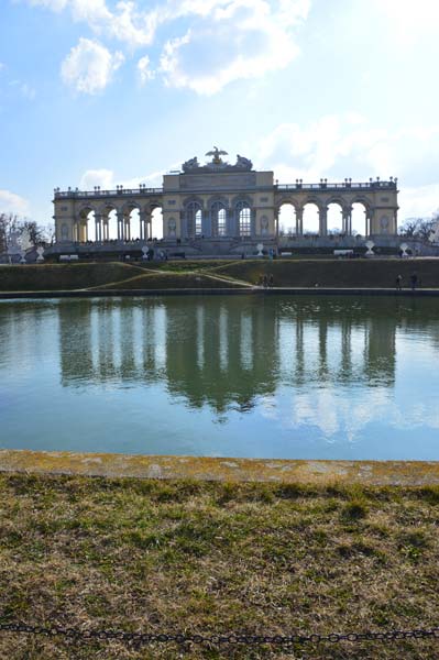 Vista della Gloriette a Vienna