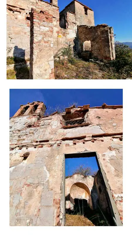 Resti della Chiesa di San Biagio sulla Calvana