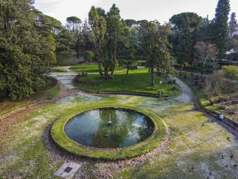 Giardino di Bobolino in autunno a Firenze