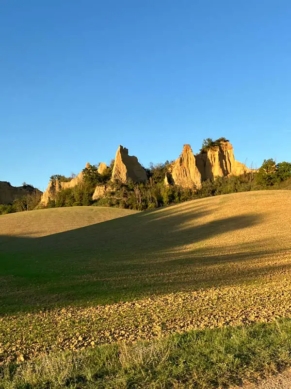 panorama delle balze del Valdarno