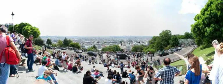 Panorama su Parigi da Montmartre